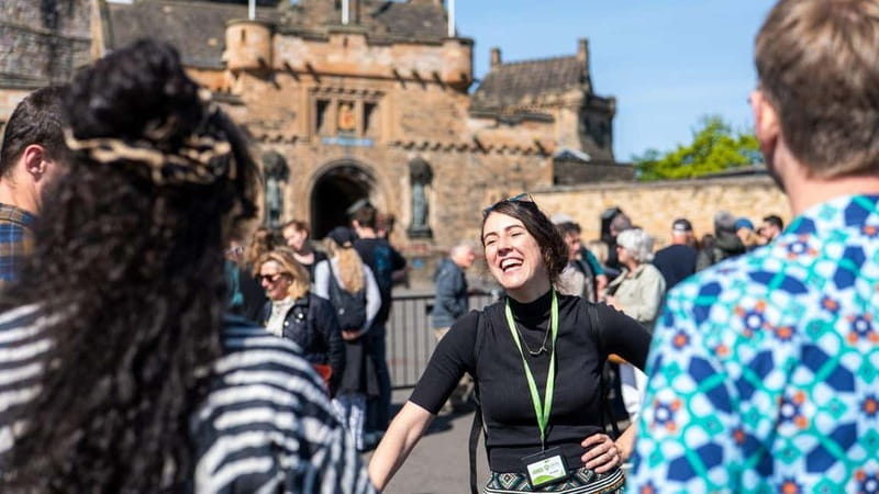 Edinburgh: Edinburgh Castle Guided History Tour with Tickets - What happens once you enter the castle complex