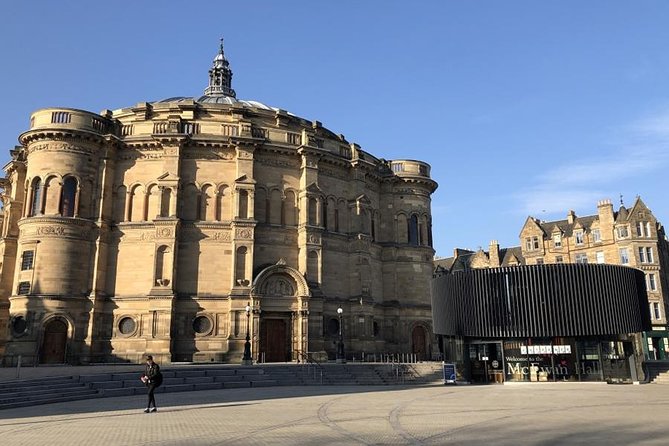 Edinburgh Half Day Guided Private Tour in a Premium Minivan - Holyrood Palace Area and the Scottish Parliament Exterior Contrast
