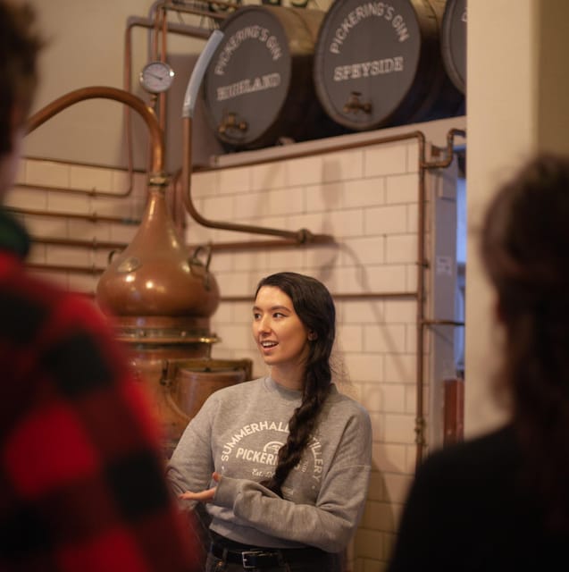 Edinburgh: Pickering's Gin Jolly Tour (Distillery & Tasting) - Old Workshop stories and gin inventions you can actually remember