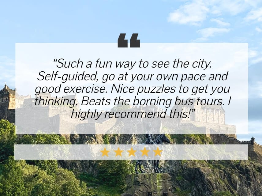 Edinburgh: Royal Mile Walking Tour & Exploration Game - The bottom line: should you book this Royal Mile puzzle quest?