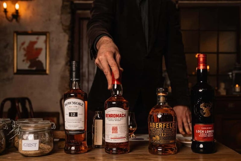 Edinburgh: Small-Group History of Whisky Tour with Tasting - Megget’s Cellar: why going underground makes the tasting easier