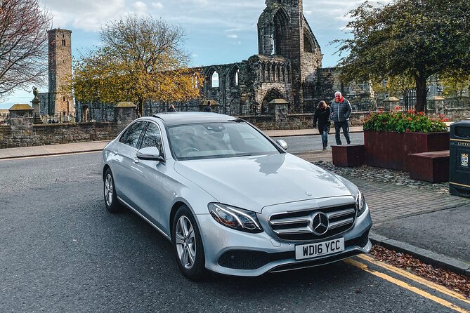 Edinburgh To St Andrews | Executive Transfer - Mercedes Comfort, Wi-Fi, and Bottled Water on the 1 Hour 30 Ride