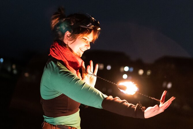 Fire Dancing with Iga - Meeting Point at Greyfriars Bobby: Easy Start in Edinburgh Old Town