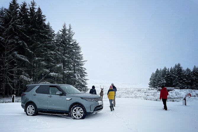 Glencoe & Highlands: Private Land Rover Tour - The road-trip fuel stops: Callander and the Green Welly