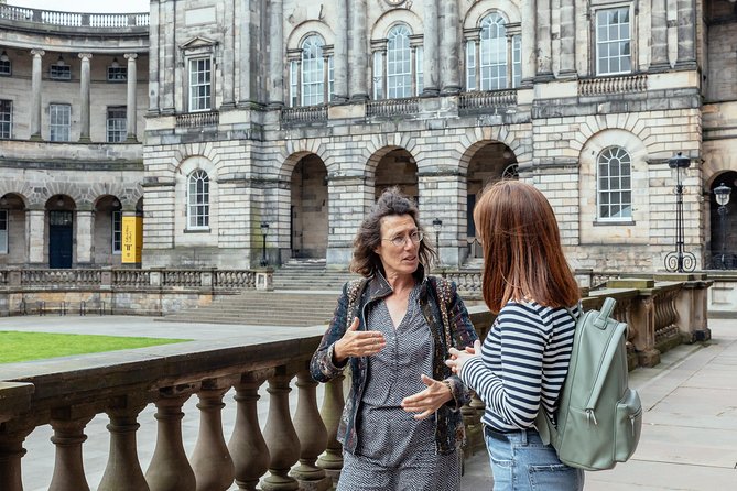 Highlights & Hidden Gems With Locals: Best of Edinburgh Private Tour - Edinburgh Castle from the outside, with the Castle Rock story