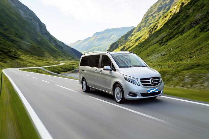 Luxury Transfer Service | Edinburgh to Inverness - En Route Pauses and Scotland Scenery in a 3 to 4 Hour Window