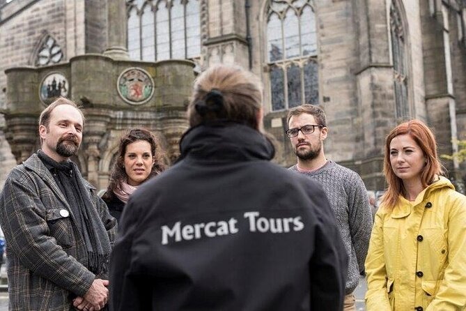 Multi-Sensory Witches Trials & Truth Tour in Edinburgh - Stop 1 at the Royal Mile: Crazed King, Cobblestones, and “Think Again”