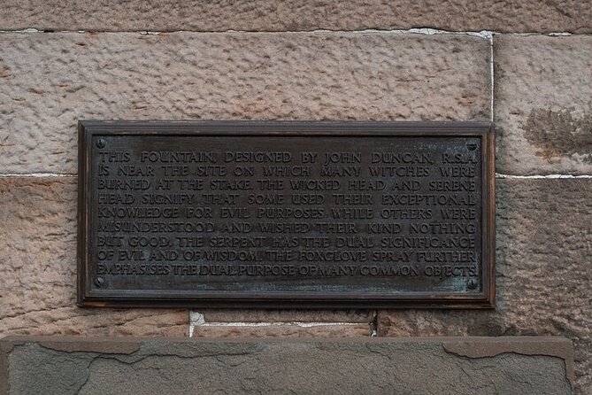 Multi-Sensory Witches Trials & Truth Tour in Edinburgh - Stop 3 at the Witches Well: The Only Monument Like It in Edinburgh