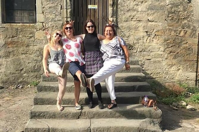 Outlander Day Tour from Glasgow - Doune Castle: audio guides, a 15-minute setup, and the one accessibility warning