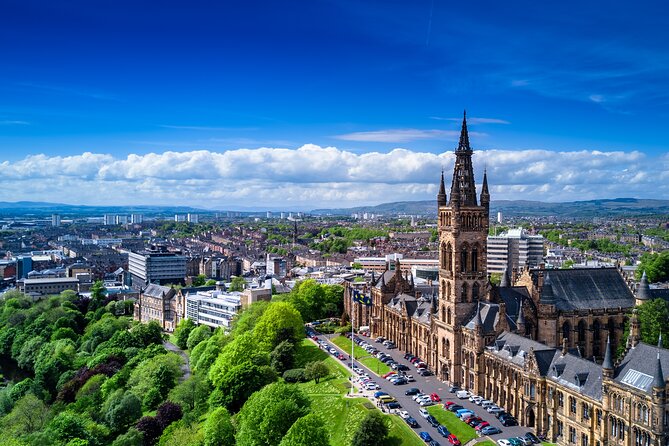 Privately Guided Day Tour of Glasgow in Luxury Minivan - George Square and City Chambers: Civic Power With a Movie-Set Bonus