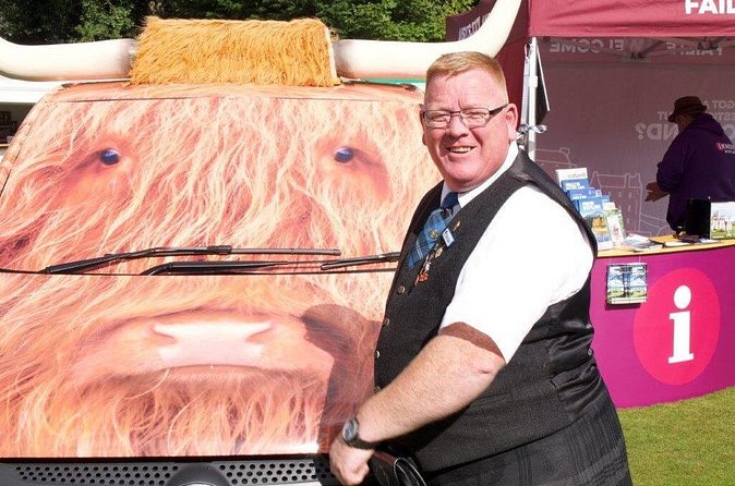 Round-Trip Transportation to the Braemar Highland Games from Edinburgh - Driver/guide style: funny and story-heavy, sometimes too much