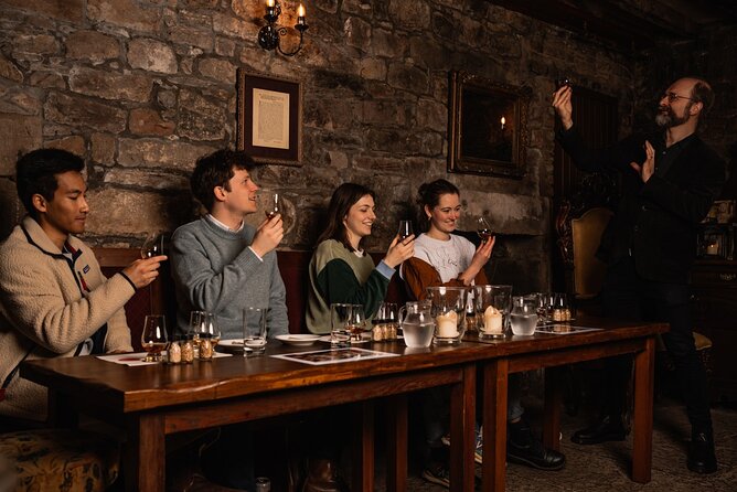 Small Group Edinburgh Whisky Tour and Tasting - The Royal Mile part: aqua vitae stories and street-level context