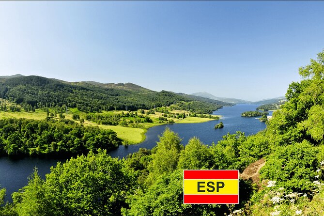 Stirling, Highlands & Distillery in Spanish - Your day starts at 7:45 am in Edinburgh